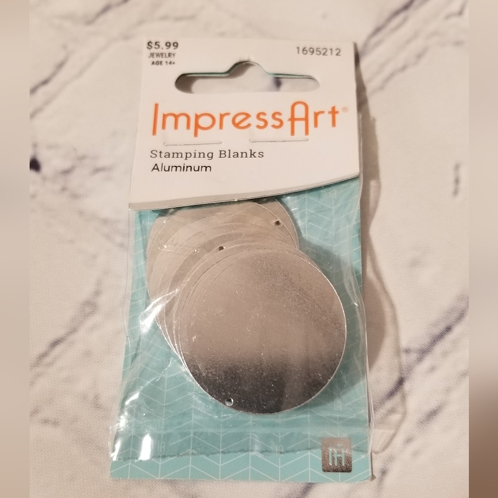 Hobby Lobby ImpressArt Celebration Font And Stamping Blank Set - Picture 8 of 9
